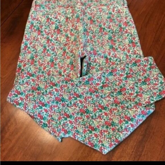 J CREW Floral Toothpick Ankle Jeans sz 25 - Picture 5 of 7